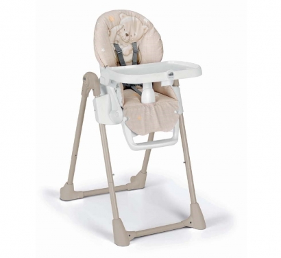 Стульчик для кормления Cam Pappananna 260B бежевый с мишкой и луной