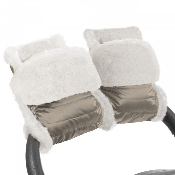Муфта-рукавички для коляски Esspero Christer (Натуральная шерсть) Almond