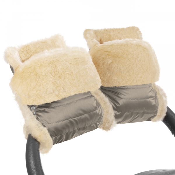 Муфта-рукавички для коляски Esspero Oskar (Натуральная шерсть) Almond