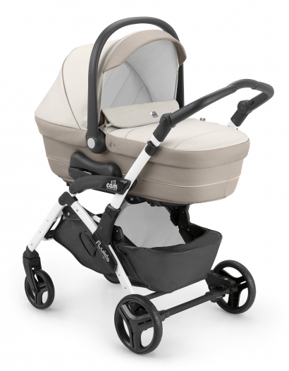 Коляска 3 в 1 Cam Fluido City Smart (шасси White) 680