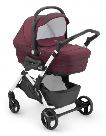 Коляска 3 в 1 Cam Fluido City Smart (шасси White) 684