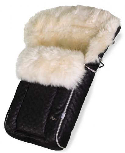 Конверт в коляску меховой Esspero Edmund Icelandic Sheep (натуральный мех) Black