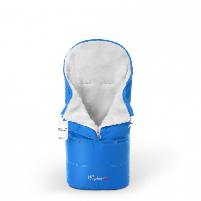 Конверт в коляску Esspero Transformer White (натуральная 100% шерсть) Blue Mountain