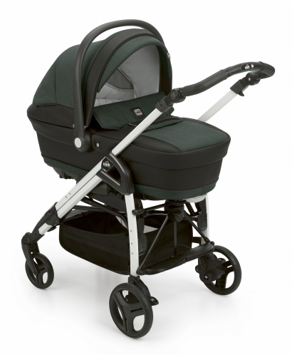 Коляска 3 в 1 Cam Zen Joy (шасси Carbon White) 752