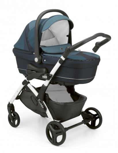 Коляска 3 в 1 Cam Fluido City Stone (шасси White) 705