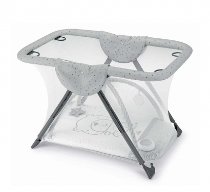 Манеж Cam Brevettato Millegiochi 262 серый с медвежонком