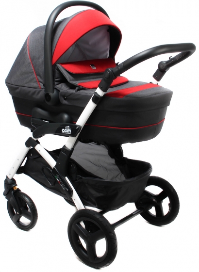 Коляска 3 в 1 Cam Dinamico Up Art Ex (shassis White) 762