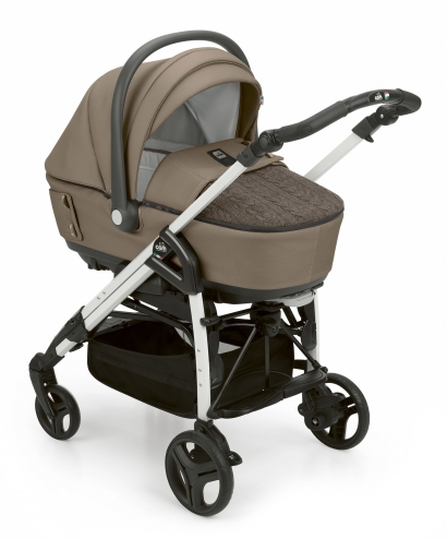 Коляска 3 в 1 Cam Zen Soul (шасси Carbon White) 728