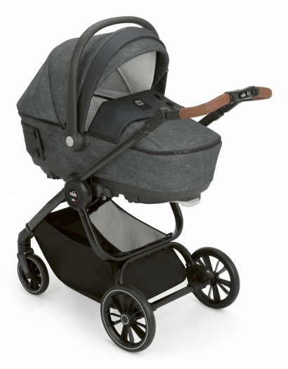 Коляска 3 в 1 Cam Techno Soul (шасси Carbon Black) 726