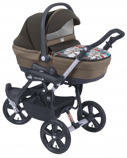 Коляска 3 в 1 Cam Cortina X3 Tris Evolution Fiori Exclusive 383