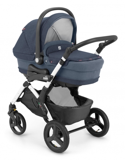 Коляска 3 в 1 Cam Dinamico Up Top (shassis White) 686