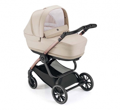 Коляска 3 в 1 Cam Techno Milano (шасси Rosegold V95S) 554