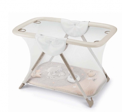 Манеж Cam Brevettato Millegiochi 260B бежевый с мишкой и луной