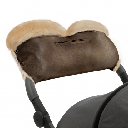 Муфта для рук на коляску Esspero Isabella (100% овечья шерсть) Brown