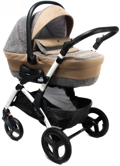 Коляска 3 в 1 Cam Dinamico Up Art Ex (shassis White) 763