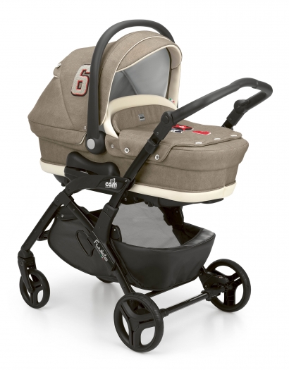 Коляска 3 в 1 Cam Fluido City Top (шасси Black) 707