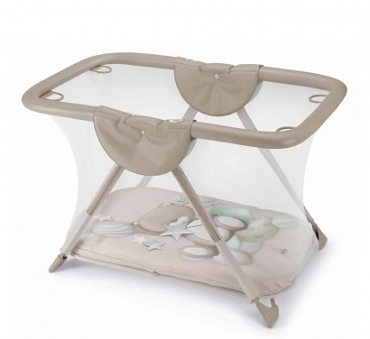 Манеж Cam Brevettato Millegiochi 261 бежевый с мишкой