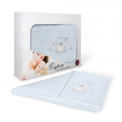 Комплект постельного белья в коляску Esspero Conny 5 предметов Elona Blue