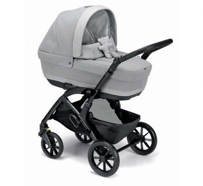 Коляска 3 в 1 Cam Dinamico Up Smart (2021) 988 серый с медвежонком