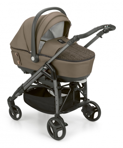 Коляска 3 в 1 Cam Zen Soul (шасси Scratch Grey) 728