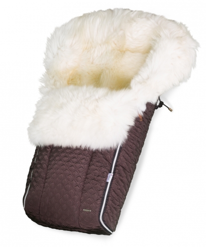 Конверт в коляску меховой Esspero Nicolas Icelandic Sheep (натуральная овчина) Chocolat