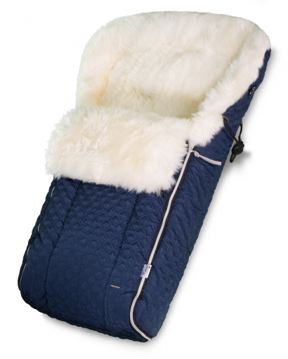 Конверт в коляску меховой Esspero Nicolas Icelandic Sheep (натуральная овчина) Indigo