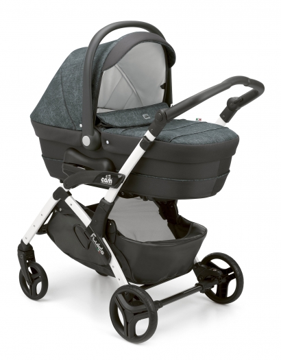 Коляска 3 в 1 Cam Fluido City Smart (шасси White) 651
