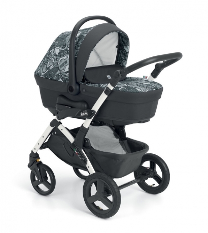 Коляска 3 в 1 Cam Dinamico Up Smart (shassis White) 819