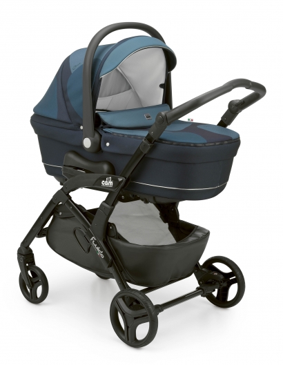 Коляска 3 в 1 Cam Fluido City Stone (шасси Black) 705