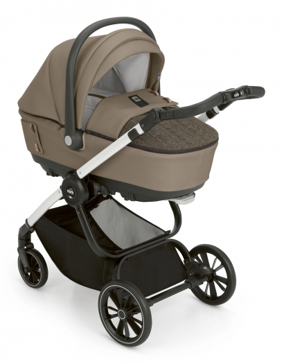 Коляска 3 в 1 Cam Techno Soul (шасси Carbon White) 728