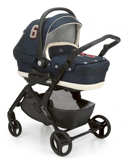 Коляска 3 в 1 Cam Fluido City Top (шасси Black) 709