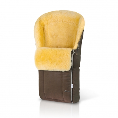 Конверт в коляску меховой Esspero Nicolas Leatherette (натуральная овчина) Nubuck