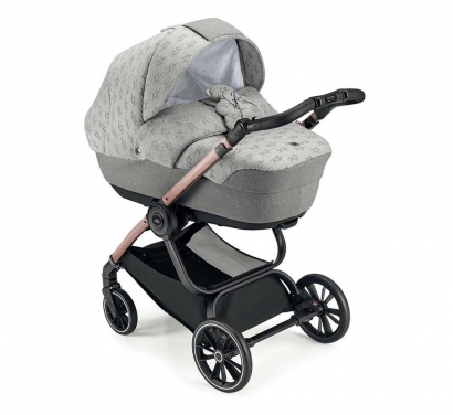 Коляска 3 в 1 Cam Techno Softy (шасси Rosegold V95S) 514