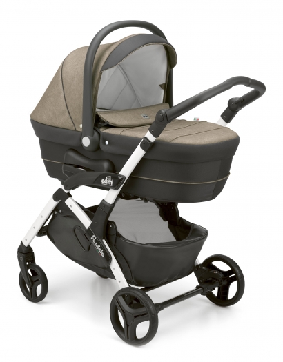 Коляска 3 в 1 Cam Fluido City Smart (шасси White) 650