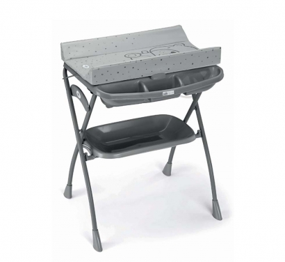 Пеленальный столик Cam Volare 262 серый с мишкой