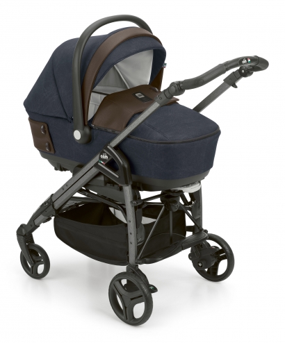 Коляска 3 в 1 Cam Zen Soul (шасси Scratch Grey) 724