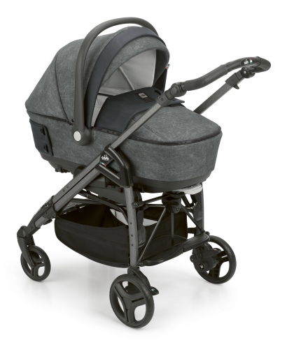Коляска 3 в 1 Cam Zen Soul (шасси Scratch Grey) 726