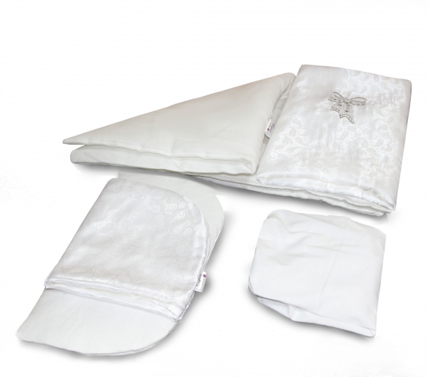 Комплект постельного белья в коляску Esspero Lui Lux 5 предметов Бант