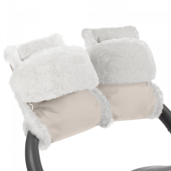 Муфта-рукавички для коляски Esspero Christer (Натуральная шерсть) Beige