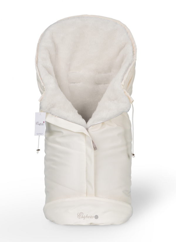 Конверт в коляску Esspero Sleeping Bag White (натуральная 100% шерсть) Beige