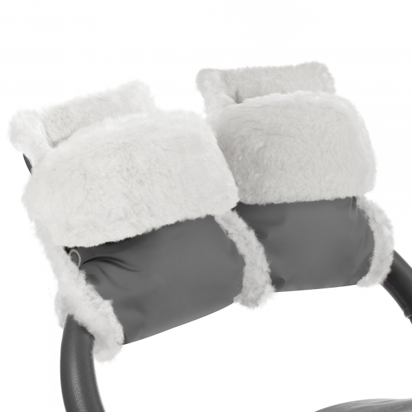 Муфта-рукавички для коляски Esspero Christer (Натуральная шерсть) Grey