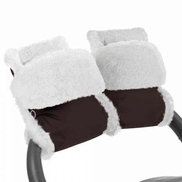 Муфта-рукавички для коляски Esspero Christer (Натуральная шерсть) Chocolat
